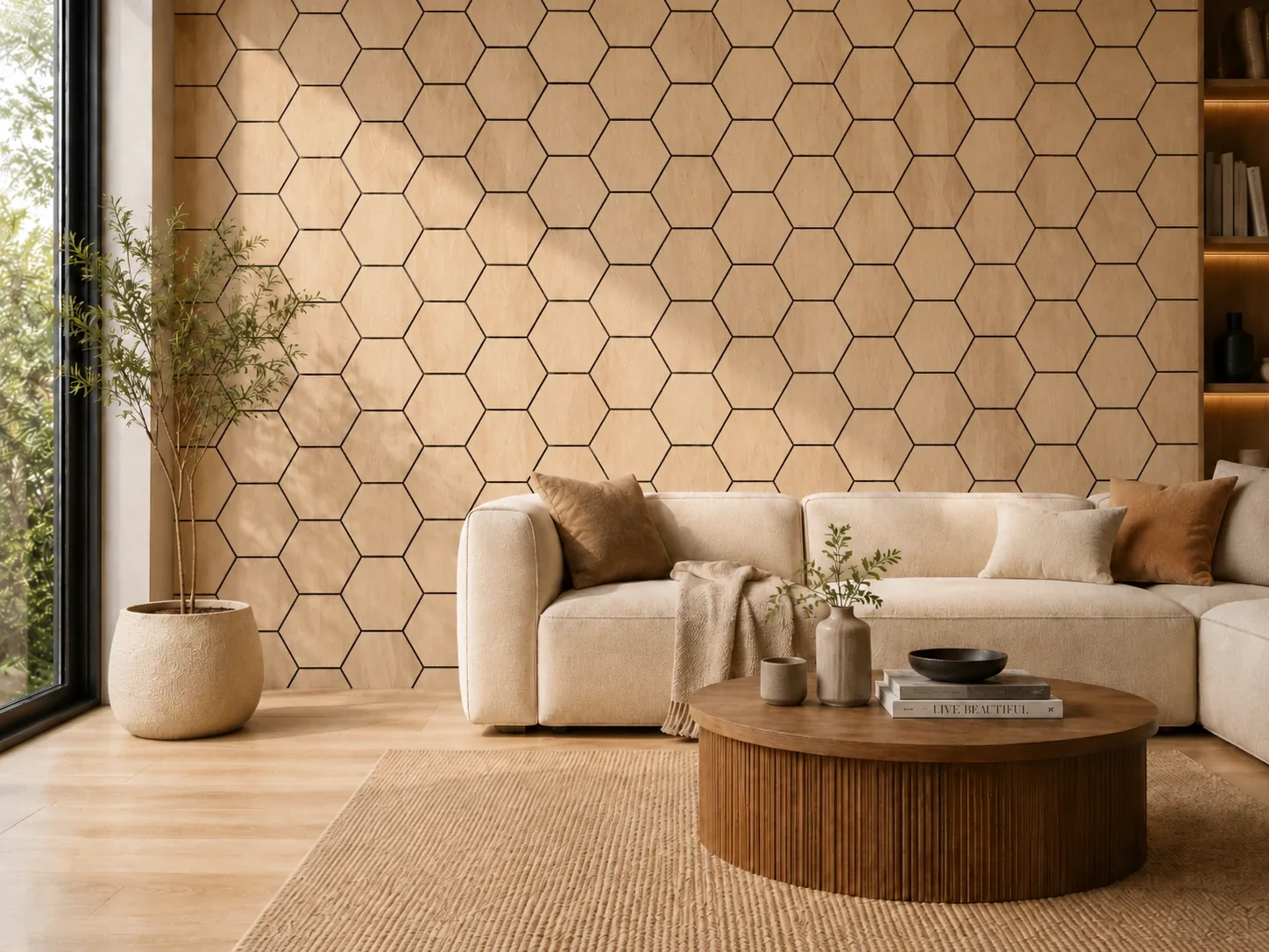 Simulation du Modèle hexagonal après installation
