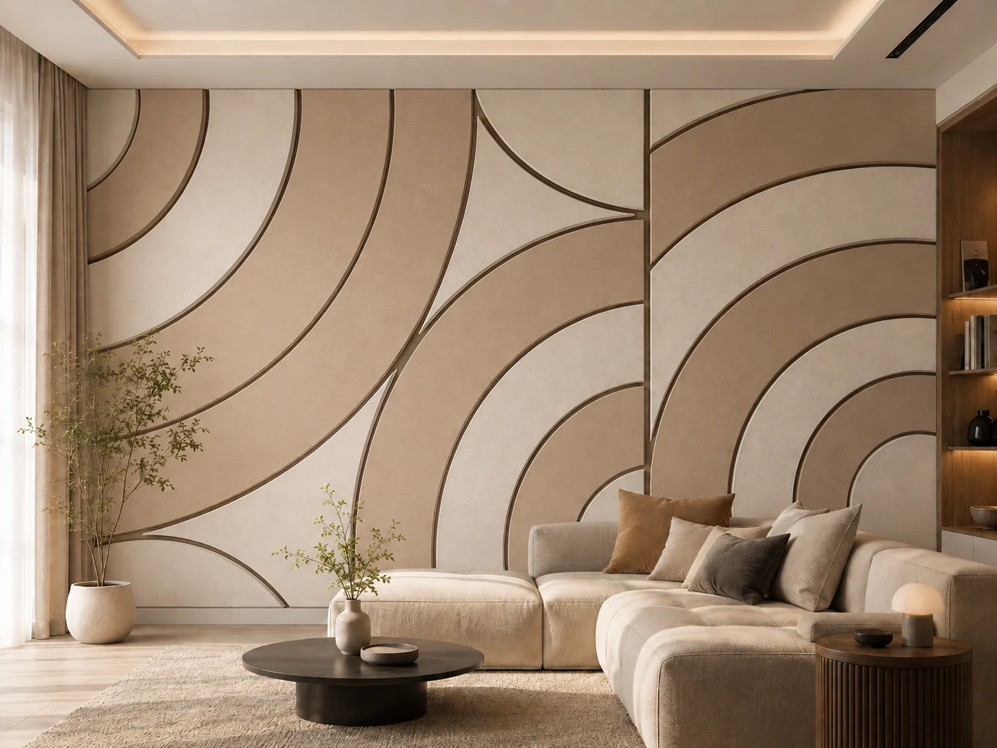 Simulation du Modèle arcs concentriques après installation